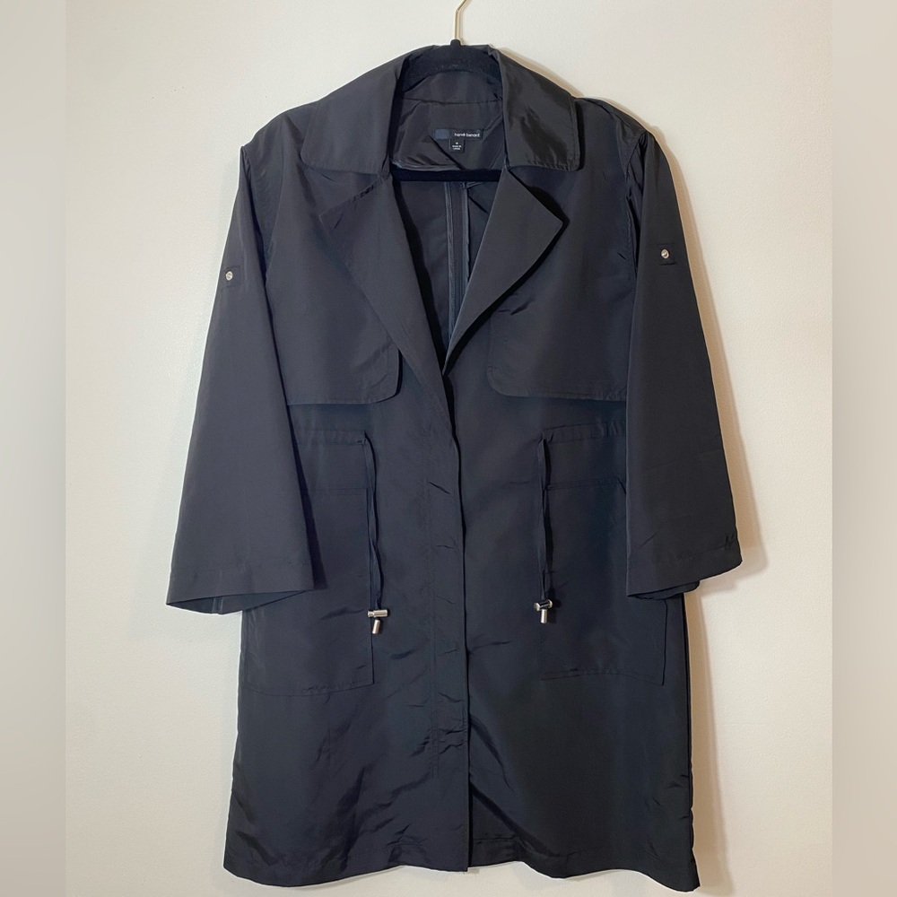 Harve Benard Black Toggle Waist Coat Size M